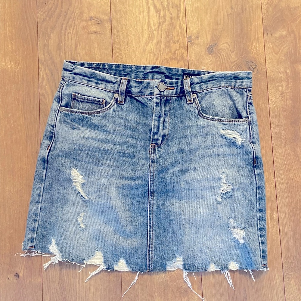 BlancNYC denim skirt